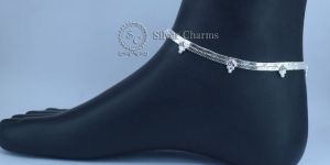 Silver Anklets for Women Stylish