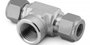 Stainless Steel Male Run Tee