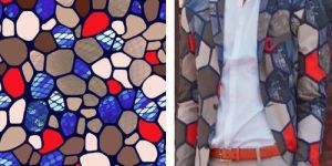 Digital Printed Blazer Fabric