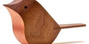 Wooden Bird Statue