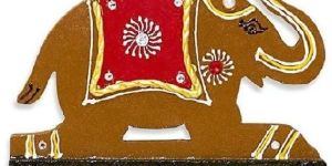 Wooden Elephant Key Holder