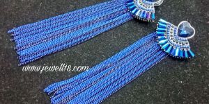 Hanging Blue Earrings
