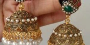 Peacock Design Jhumka