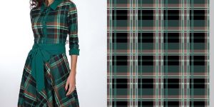 Digital Print Western Dress