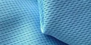 Blue Honeycomb Fabric