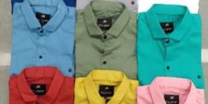 Mens Crystal Plain Shirt