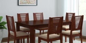 Wooden Dining Table Set 6 chair 4*8 daining tebel 76000 thusend onli