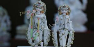 Radha Kirsna Marble Statue