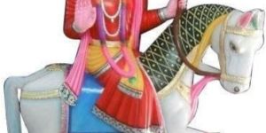 Ramdev Baba Marble Statue