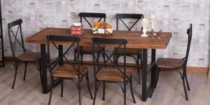 Wrought Iron Dining Table Set