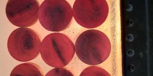 Buffalo Horn Light Bleached Button Blanks