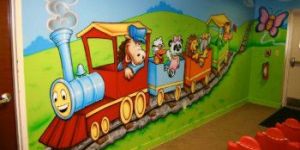 Primary School Wall Paintings in Gurugram