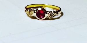 Single Stone Tube Ring