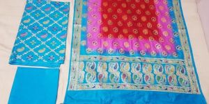 Unstiched Ladies Multi Suit