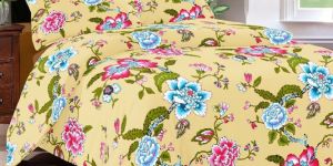 Printed Satin Bed Sheet