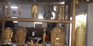 Bamboo Handicraft Statue