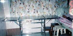 Stainless Steel Flat Top Stretcher Trolley