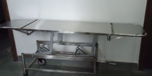 Stainless Steel Height Adjustable Stretcher Trolley