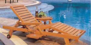 Wooden Pool Chair