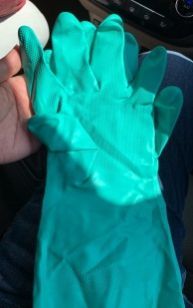 Green Household Gloves