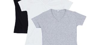 Ladies V Neck T-Shirts