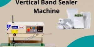 vPlastic Pouch Vertical Band Sealer Machine