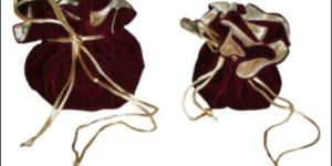 Velvet Drawstring Jewelry Bag with Satin Lining