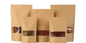 Kraft Paper Standup Zipper Pouches