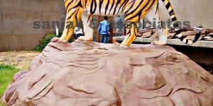 Cement Bengal Tiger Statue