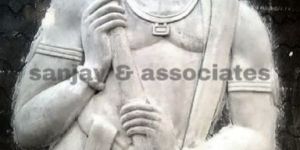 Cement Dwarpal Sculpture