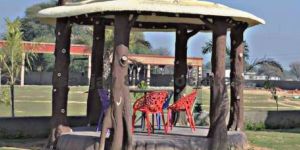 Cement Garden Shade Designing Work