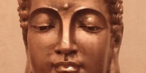 Fiberglass Buddha Head Statue