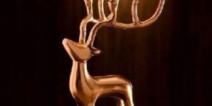 Decorative Deer Sculpture