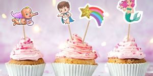 Tooth-pick Cake Topper