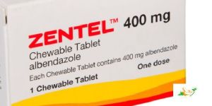 Brand Zentel (Albendazole) Chewable Tablets