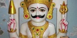 Marble Nakoda Bhairav Statue
