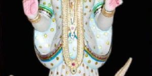 Marble Padmavati Mata Statue