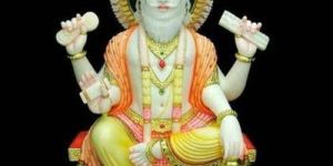 Marble Vishwakarma Statue