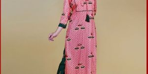 Womens Yoke Design Kurta with Pant.