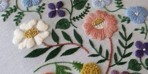 Hand Embroidered Textile