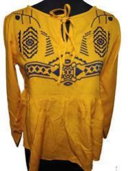 Ladies Cotton Embroidered Top