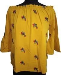 Ladies Silk Embroidered Top