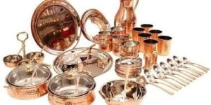 Copper & Steel Dinner Set