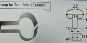 IRCF5 Infrared Heater Mounting Clamp