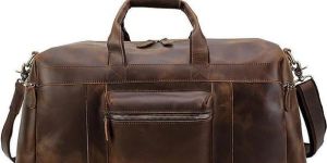 Jackson Buffalo Leather Duffel Bag