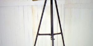 Square Shade with WIre Cage Floor Lamp