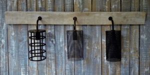 Three Way Metal Wall Lamp