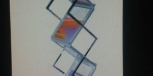 ALUMINIUM MAGAZINE STAND