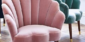 Velvet Scalloped Chair