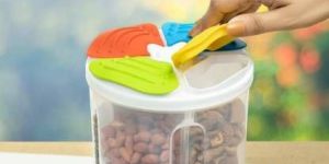 4 Section Container Storage Jar